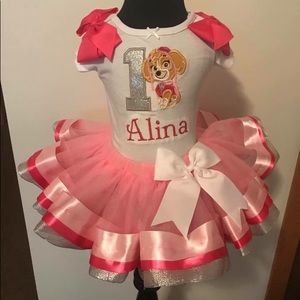 Ribbon Trimmed TuTu Set